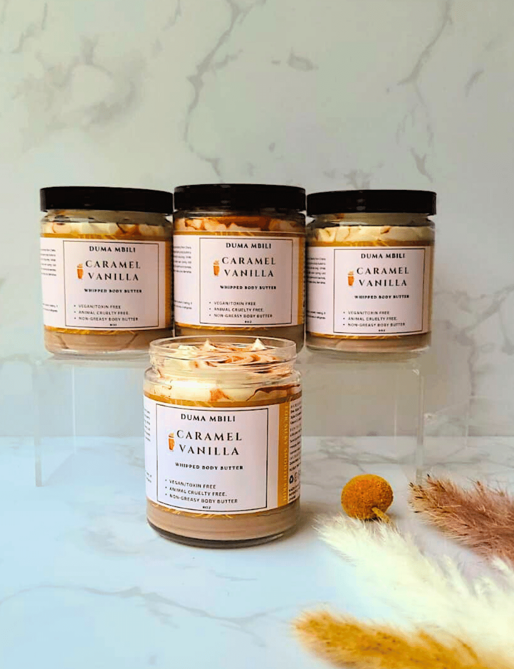 CaramelVanillaWhippedBodyButter_Scentedbodybutter_FruitLoopsScent_DumaMbiliBodyButters_DumaMbiliSkincare