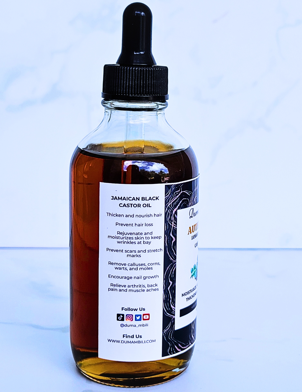 Pure Jamaican Black Castor Oil Pure Jamaican Black Castor Oil | 100% Authentic, Organic, Raw & Unrefined Natural Hair Growth Oil/Serum