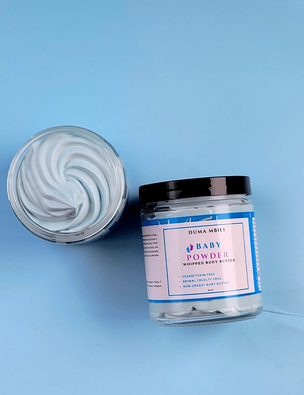 BabyPowderWhippedBodyButter_Scentedbodybutter_FruitLoopsScent_DumaMbiliBodyButters_DumaMbiliSkincare