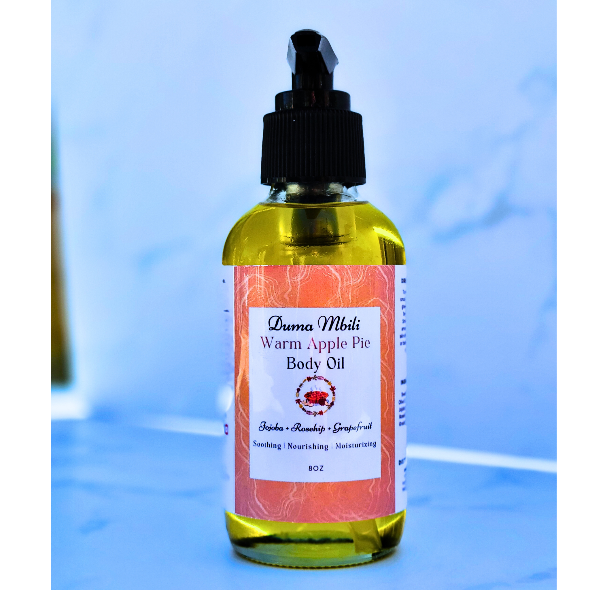 Warm Apple Pie Body Oil, Body Oil, Warm Apple Pie Scent, Body Moisture