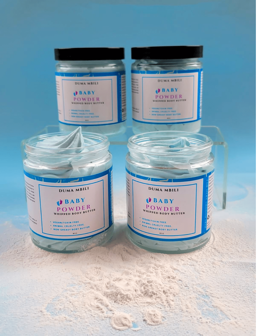 BabyPowderWhippedBodyButter_Scentedbodybutter_FruitLoopsScent_DumaMbiliBodyButters_DumaMbiliSkincare