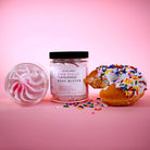 **Pink Sugar Body Butter**  Indulge your skin with our Pink Sugar Body Butter, a luxurious blend designed to deeply hydrate and soften. Infused with shea butter, coconut oil, and a sweet, playful pink sugar scent, this body butter leaves your skin feeling smooth and smelling irresistible. Perfect for everyday use, it absorbs quickly without leaving a greasy residue. Pamper yourself with the delightful sweetness of Pink Sugar Body Butter and experience silky, radiant skin.