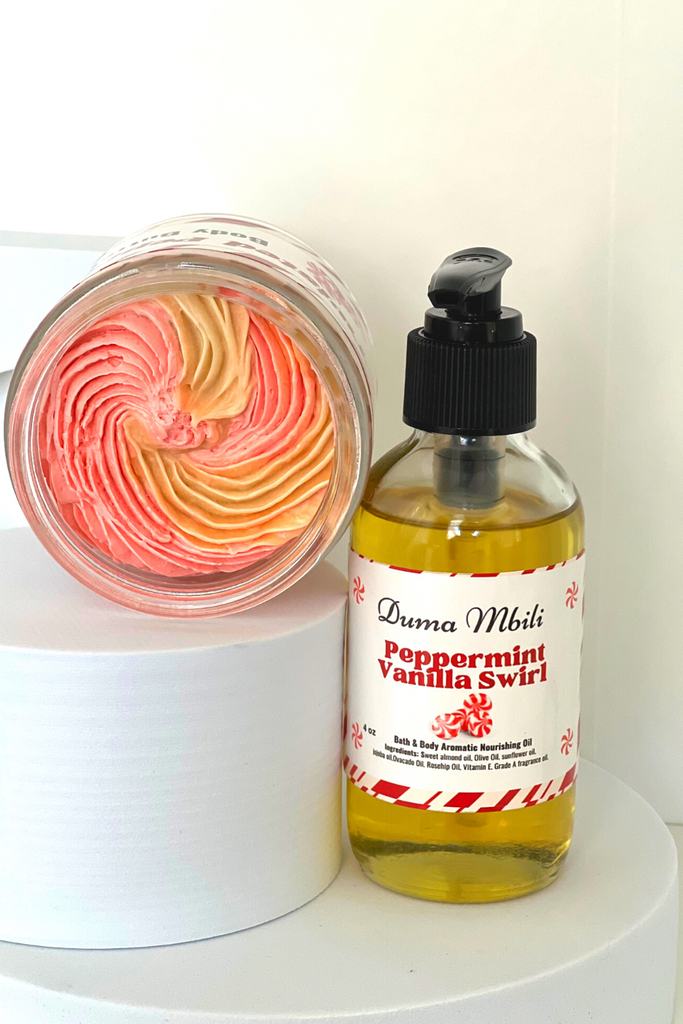 Peppermint Vanilla Swirl Body Oil