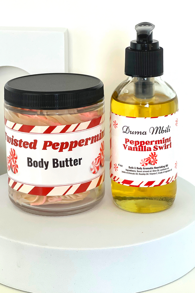 Peppermint Vanilla Swirl Body Oil