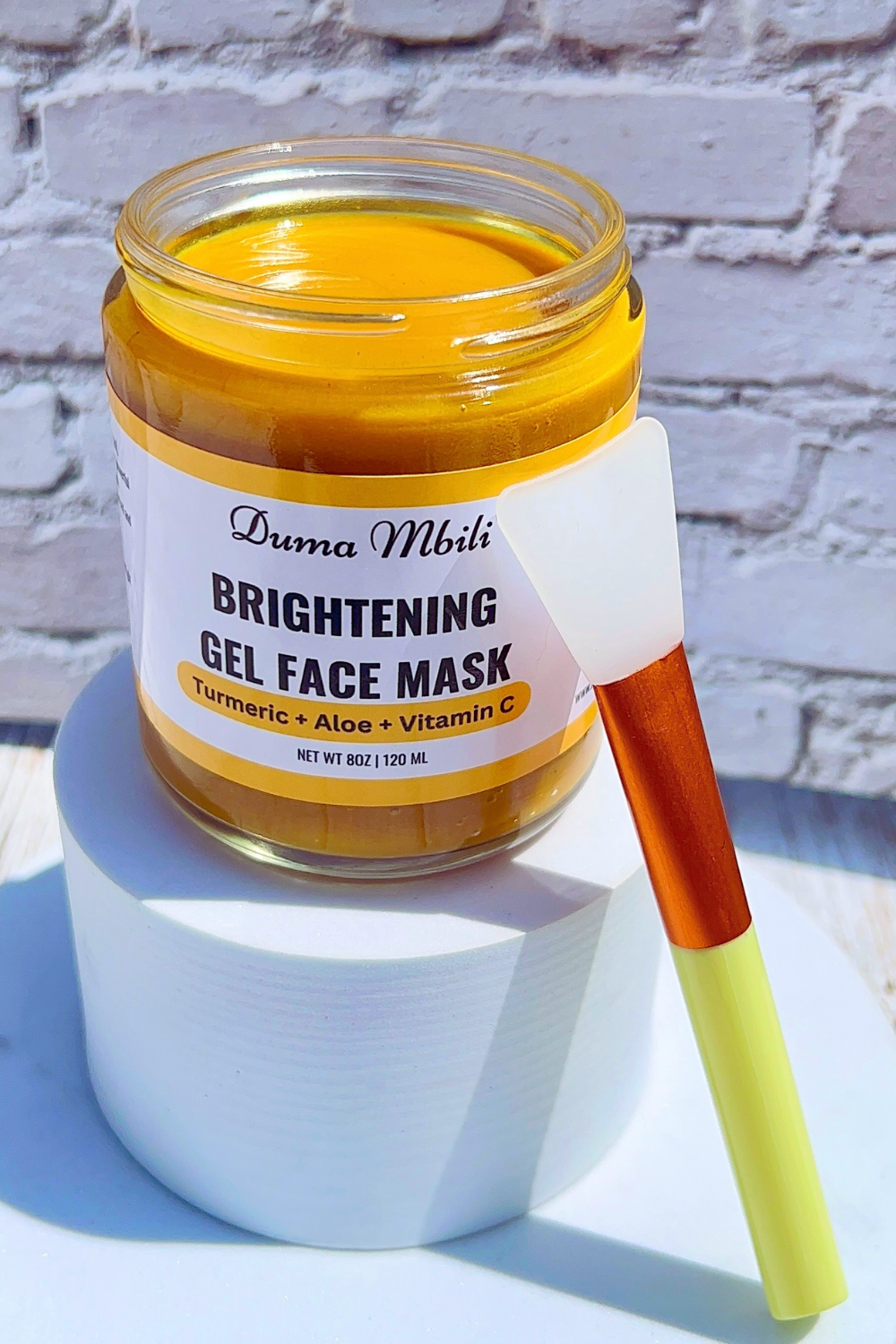 turmeric gel face mask