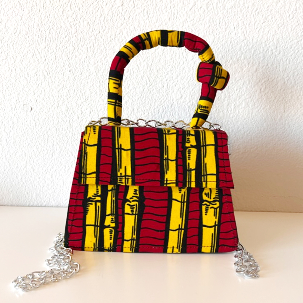 Red Yellow African Tribal Ethnic Print Women handbag Shoulder Bags